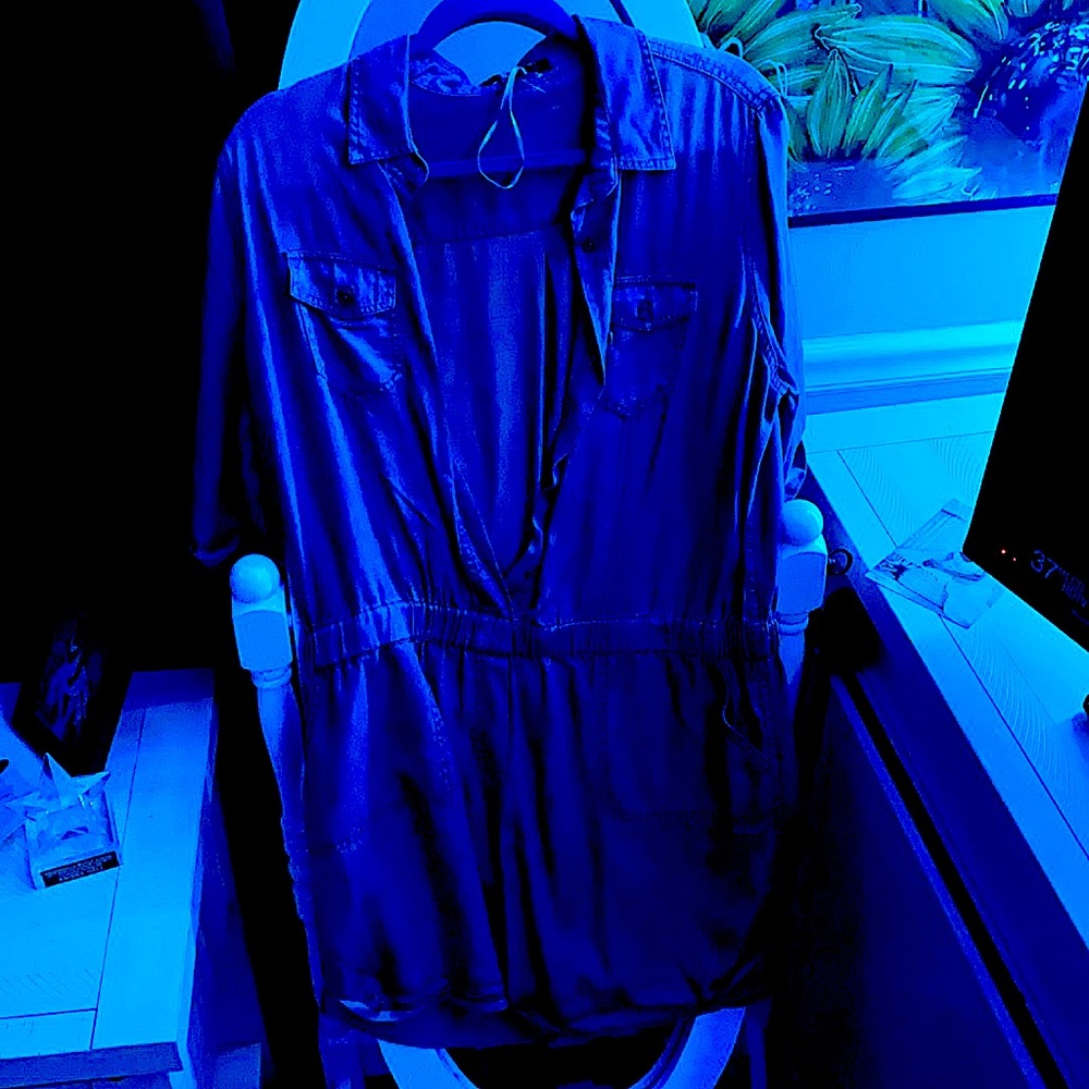 Denim romper